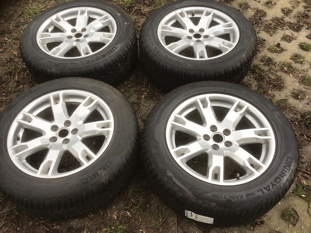 18” Evoque velgen met banden, Ophalen, 18 inch, Gebruikt, Banden en Velgen