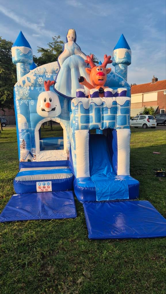 Frozen springkussen te huur, Ophalen of Verzenden, Zo goed als nieuw