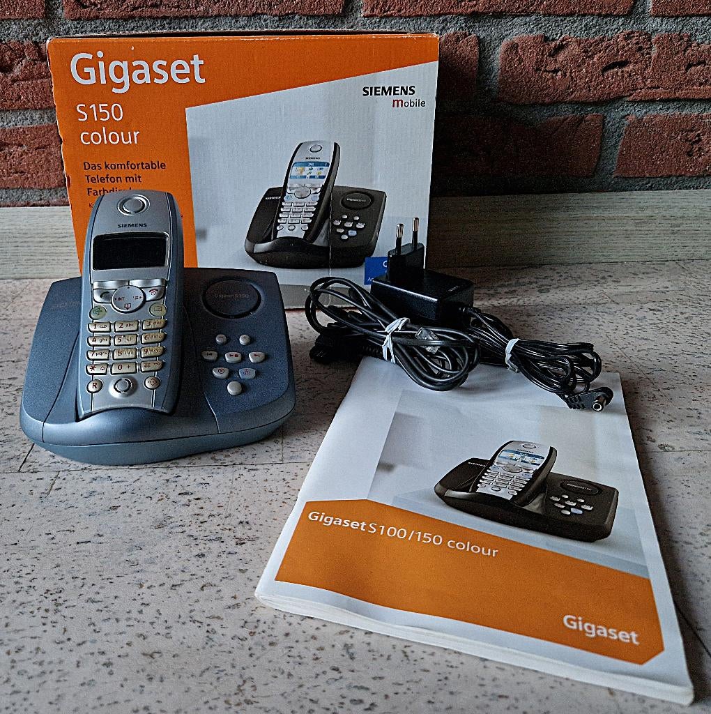 Siemens Gigaset S150 Colour Basisstation met antwoordapp., Ophalen of Verzenden, Gebruikt