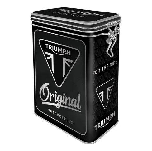 Triumph motorcycle original clipbox reclame voorraadblik, Ophalen of Verzenden, Nieuw, Auto's