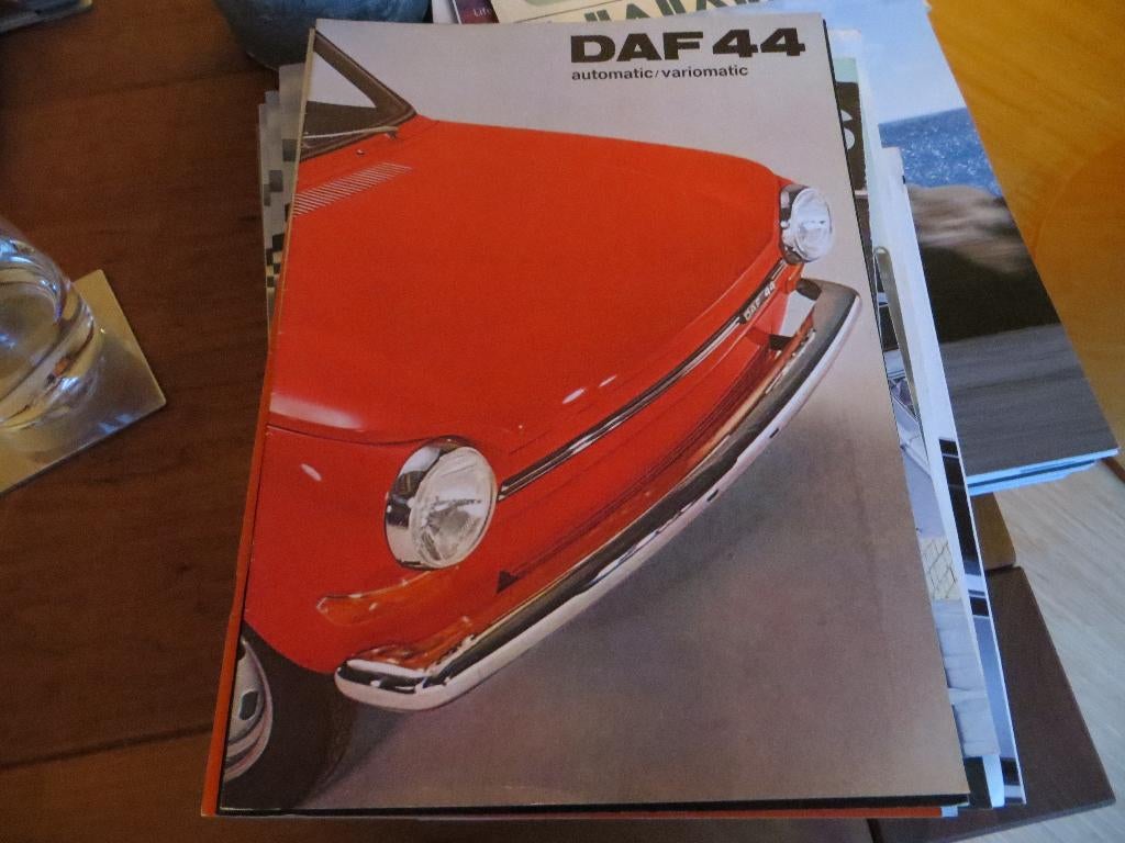 Folder DAF 44 1969, Ophalen of Verzenden, Zo goed als nieuw, Overige merken, DAF