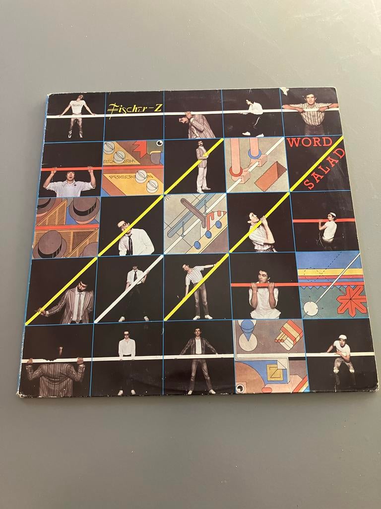 Fischer-Z - Word Salad LP, Cd's en Dvd's, Ophalen of Verzenden, Zo goed als nieuw, 12 inch
