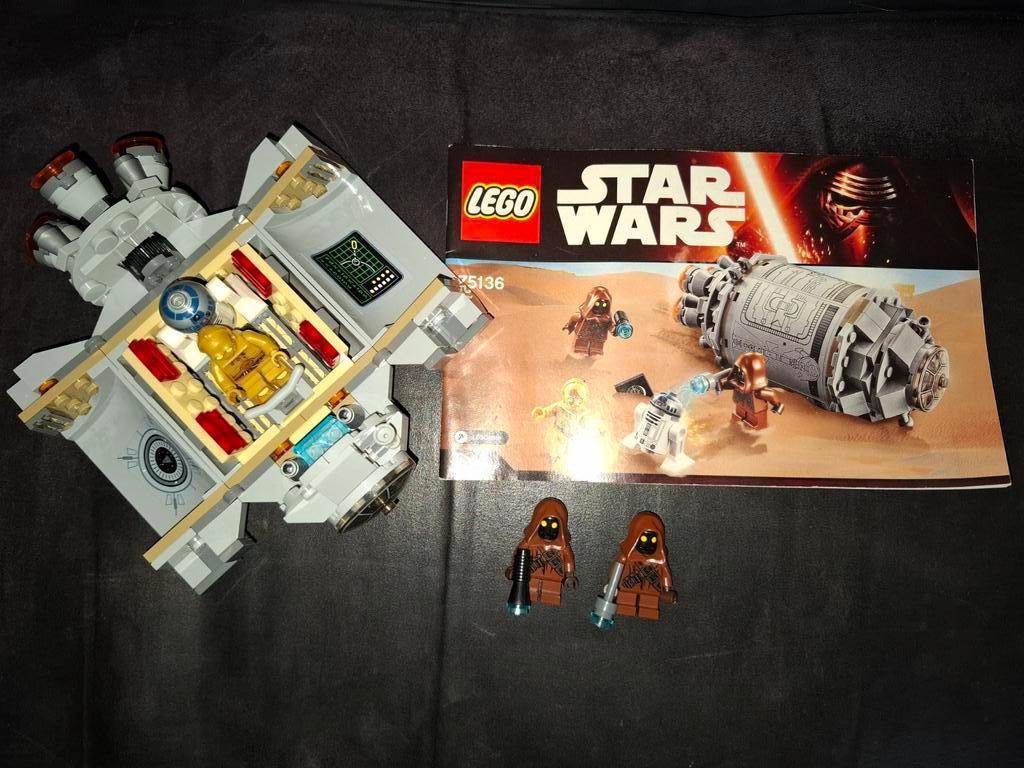 Lego Star Wars 75136 Droid Escape Pod, Ophalen of Verzenden, Zo goed als nieuw, Complete set, Lego