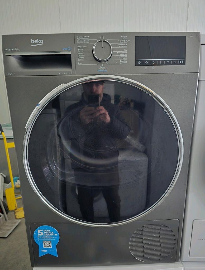 Keurige ruime en zuinige Beko warmtepompdroger! 8KG! A++!🚚✅, Beko, Beko, 8 tot 10 kg, Ophalen of Verzenden