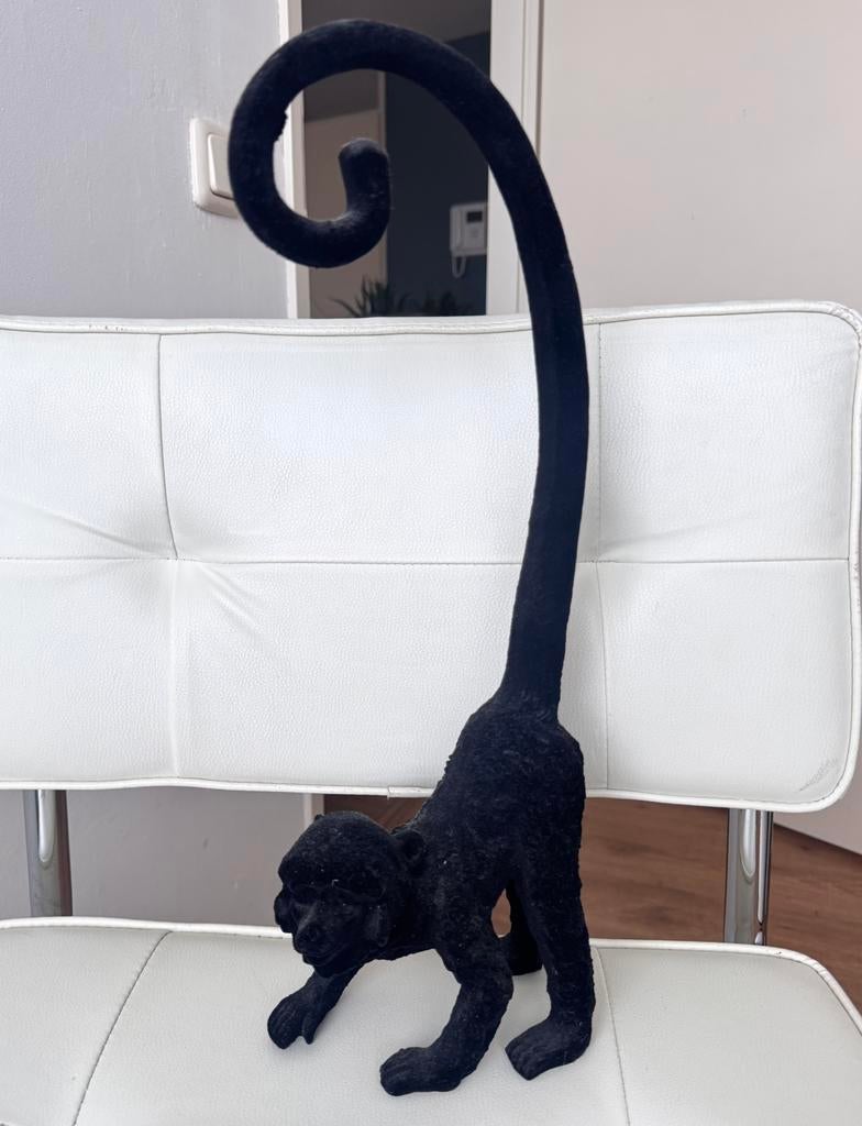 Aap velvet decoratie beeld, Verzenden, Gebruikt, Dier