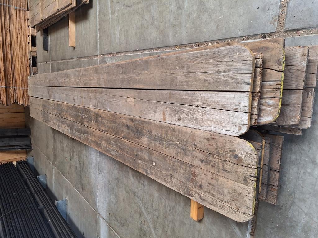 Oude sloophout  schotten  marktkraamschotten  wandbekleding, Doe-het-zelf en Verbouw, Hout en Planken, Ophalen, Gebruikt, Plank
