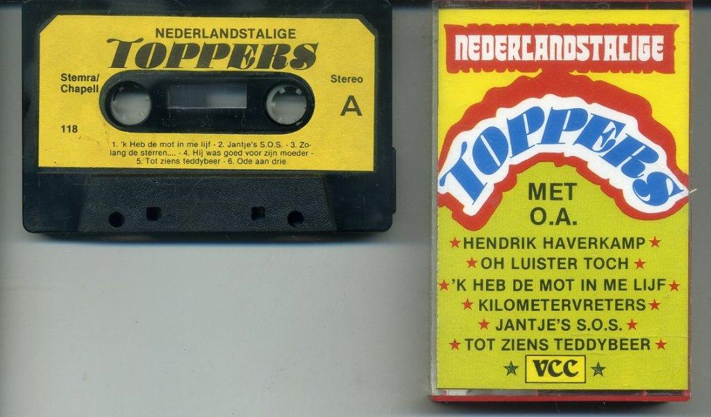 Nederlandstalige Toppers 12 nrs cassette ZGAN, 1 bandje, Ophalen of Verzenden, Zo goed als nieuw, Origineel