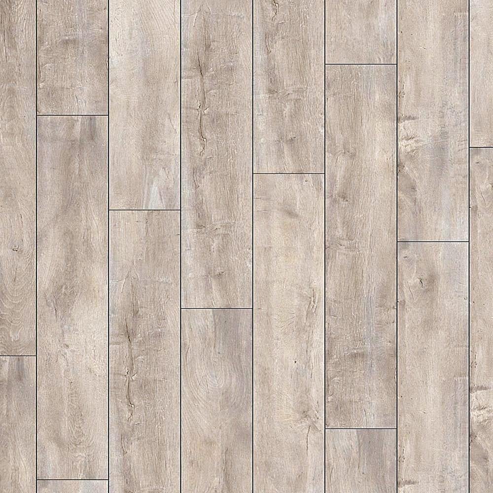 Aqua Laminaat Licht Grijs Bruin Eiken V-Groef Waterbestendig, Huis en Inrichting, Ophalen, Crème, 75 m² of meer, Nieuw