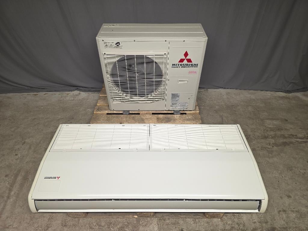 Refurbished plafond onderbouw airco Mitsubishi 14,0 kW, Koelen en Ontvochtigen, Timer, 3 snelheden of meer, Ophalen of Verzenden