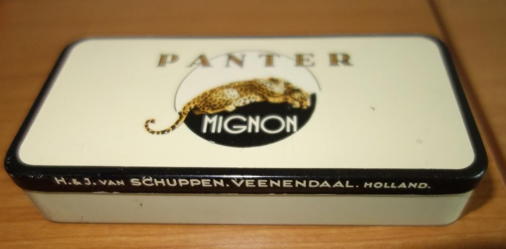 Panter sigarenblikje, Ophalen of Verzenden, Zo goed als nieuw, Overige typen