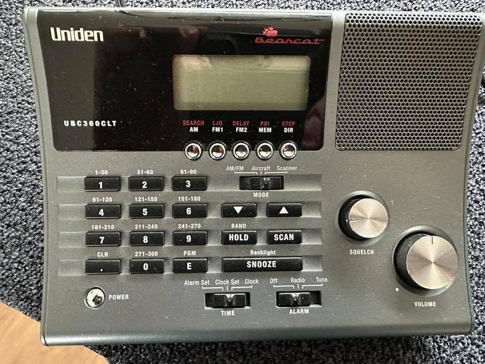 Uniden UBC360CLT Scanner Radio, Verzenden, Gebruikt, Radio