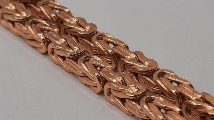 gouden Koningsketting 14kt, Sieraden, Tassen en Uiterlijk, Kettingen, Www.bredajuwelier.nl, Nieuw, Ophalen of Verzenden, Www.bredajuwelier.nl