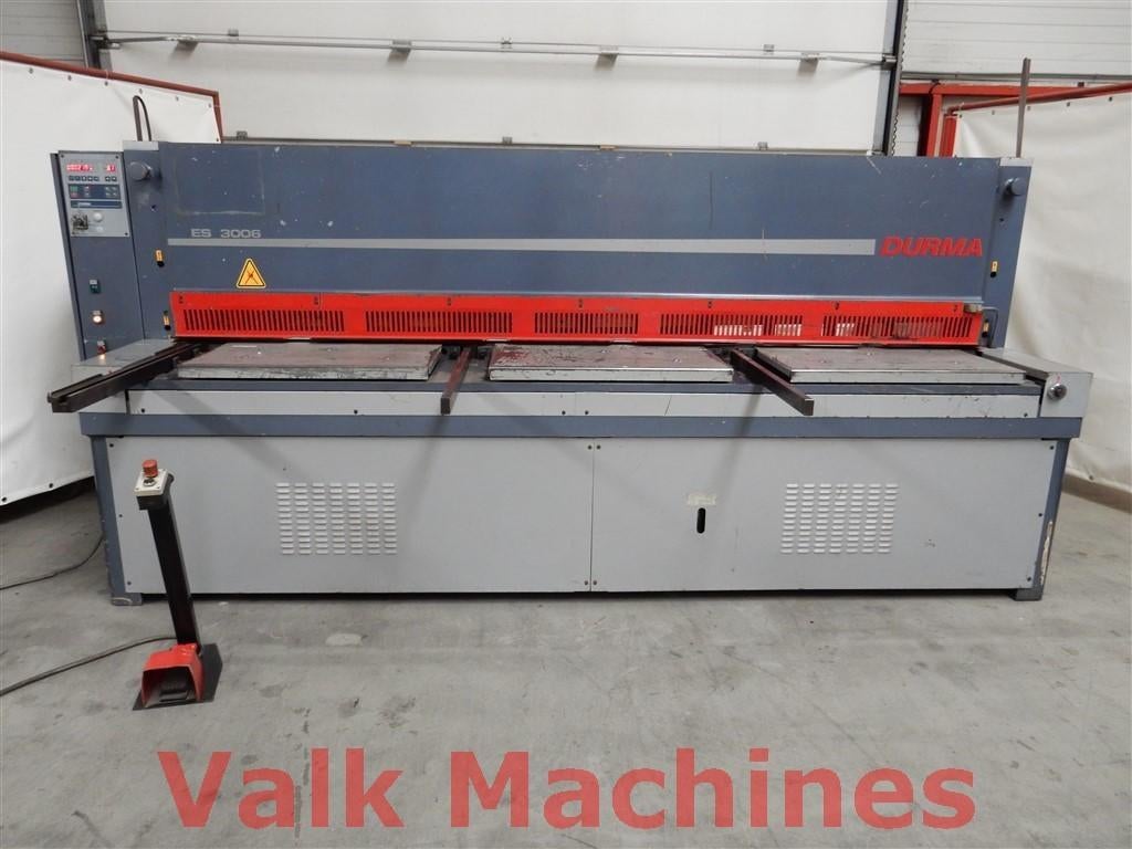 Plaatschaar Durma 3100 x 6 mm, Zakelijke goederen, Machines en Bouw | Metaalbewerking, Ophalen of Verzenden