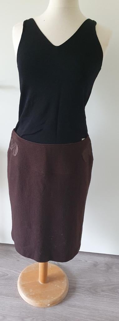 Aubergine rok La Ligna maat 42, Kleding | Dames, Rokken, Paars, Maat 42/44 (L), Ophalen of Verzenden, Knielengte