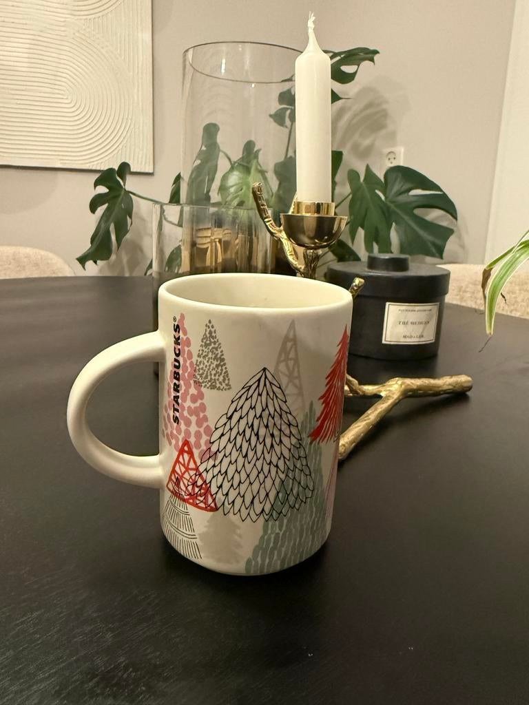 Starbucks Mok met Kerstboom Design, Ophalen of Verzenden, Zo goed als nieuw
