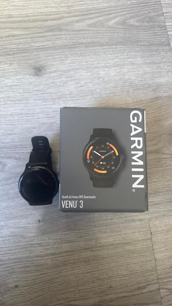 Garmin Venu 3 - smartwatch/sporthorloge, Gebruikt, Verzenden, Zwart, Waterdicht