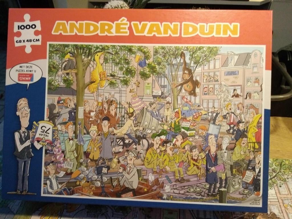 puzzel [ANDRE VAN DUIN] 1000 stukjes., Ophalen of Verzenden, 500 t/m 1500 stukjes, Zo goed als nieuw, Legpuzzel
