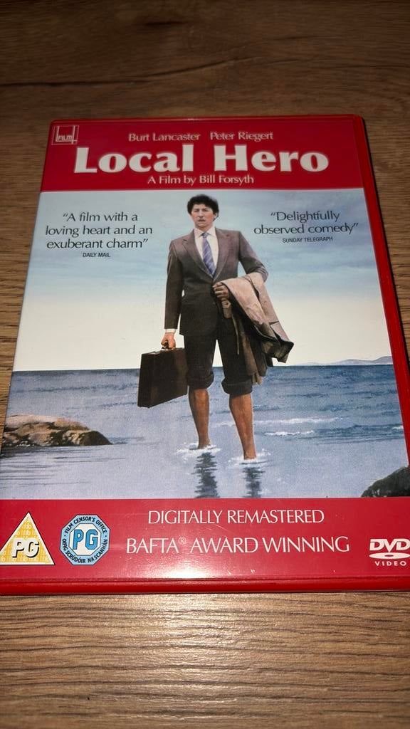 Local Hero van Bill Forsyth met Burt Lancaster op dvd., 1960 tot 1980, Vanaf 16 jaar, Ophalen of Verzenden, Zo goed als nieuw