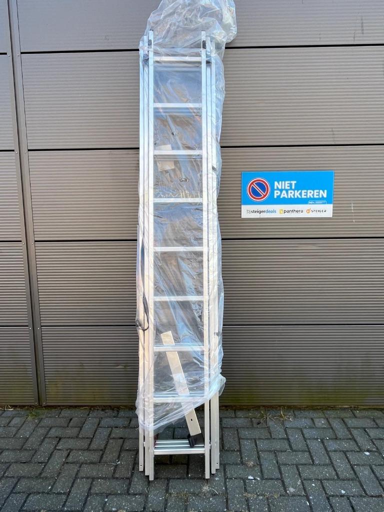 Panthera 3x9 ladder - NIEUW met enkele schade (#12), Doe-het-zelf en Verbouw, Ladders en Trappen, Ophalen, Nieuw, Ladder, Opvouwbaar of Inschuifbaar