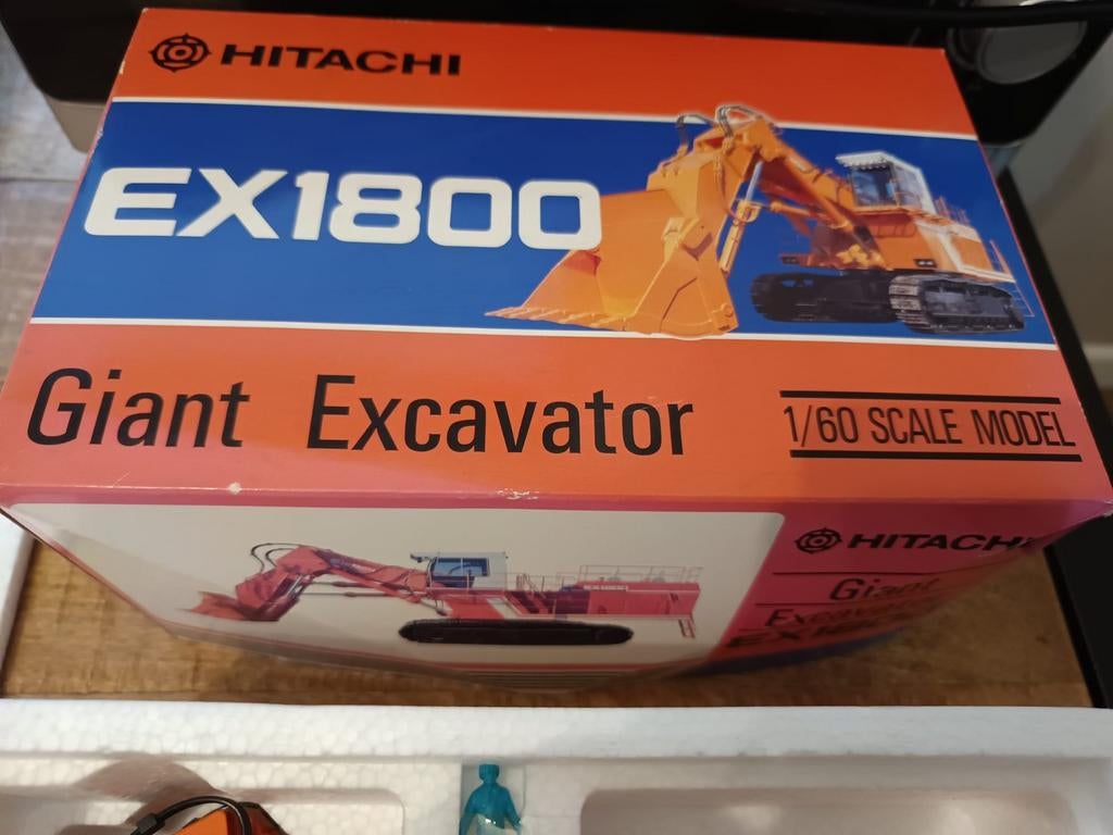 Vintage Hitachi ex1800 Graafmachine - Japans Model, Overige merken, Gebruikt, Ophalen of Verzenden, Groter dan 1:32