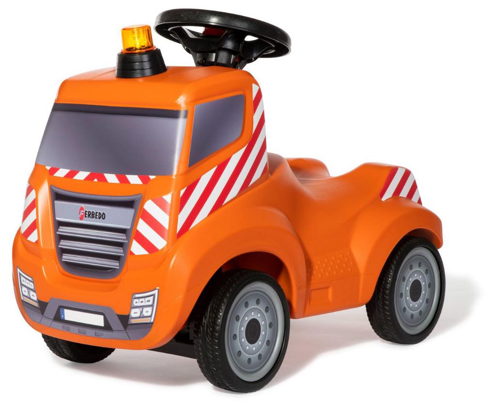 Ferbedo Service Vrachtwagen Oranje met Zwaailamp F171231, Kinderen en Baby's, Speelgoed | Buiten | Voertuigen en Loopfietsen, Nieuw