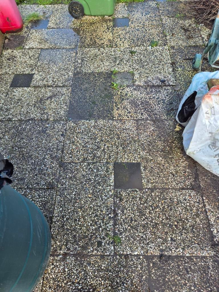 Grindtegels 60x40 75 stuks, Ophalen, Gebruikt, 10 m² of meer, Grind