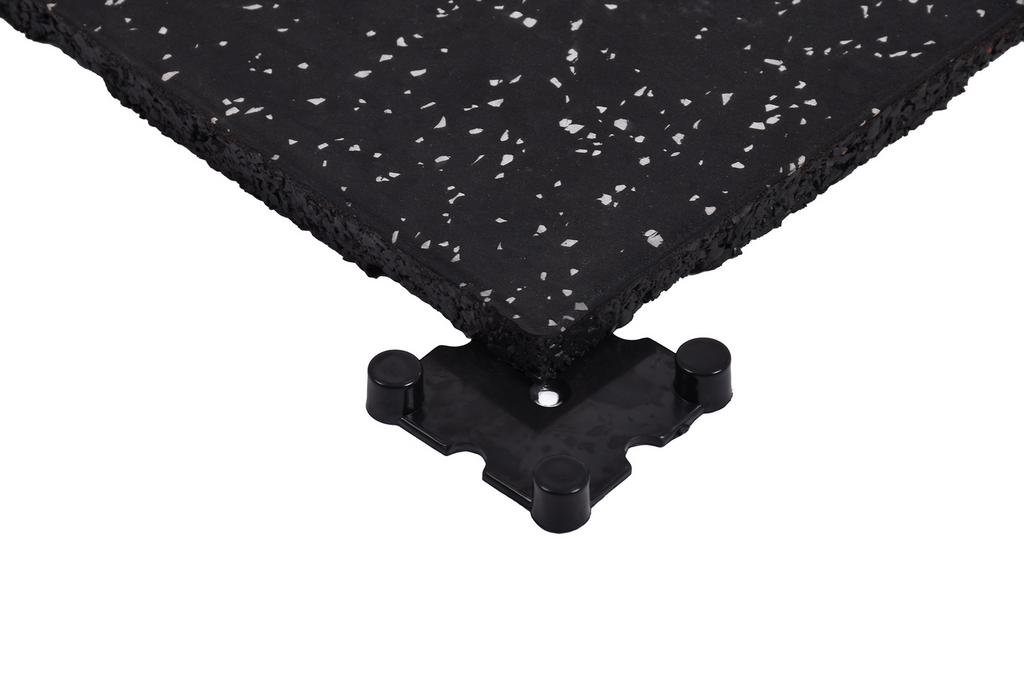 Rubber Crossfit / Fitness Tegel EPDM Toplaag 100 x 100 x 2cm, Stuntgras, Benen, Overige typen, Nieuw