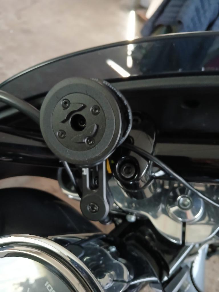 navi steun houder met telefoon hoes voor motor stuur SP., Ophalen of Verzenden, Zo goed als nieuw