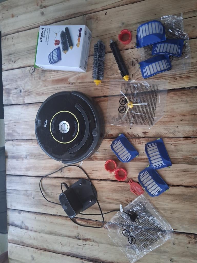 iRobot Roomba - Defecte accu + Onderdelenset, Witgoed en Apparatuur, Stofzuigers, Ophalen of Verzenden, Robotstofzuiger, Niet werkend
