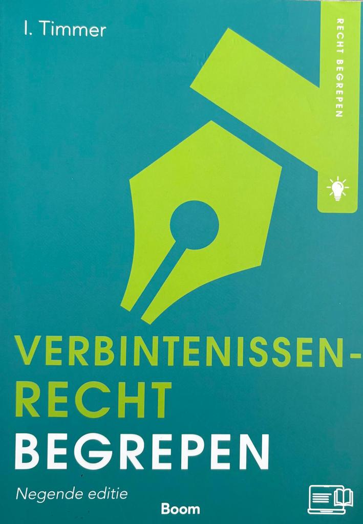 Verbintenissenrecht (hbo rechten/ sjd), Ophalen, Zo goed als nieuw, Overige onderwerpen