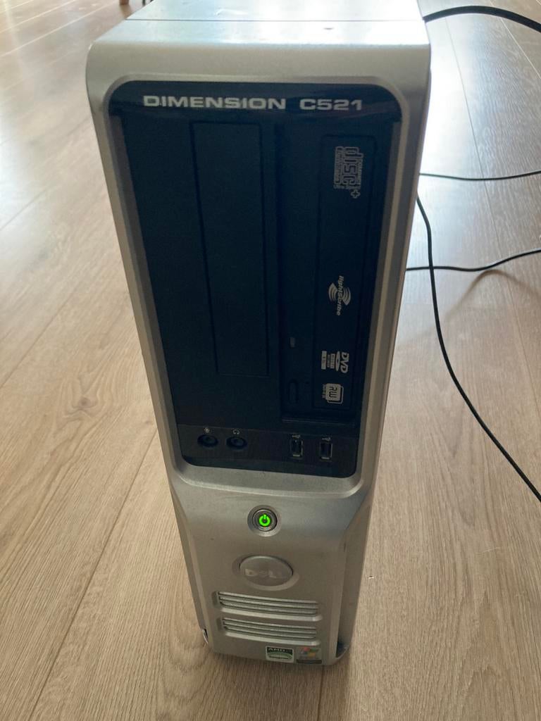 Dell c521 retro XP machine, Computers en Software, Ophalen of Verzenden