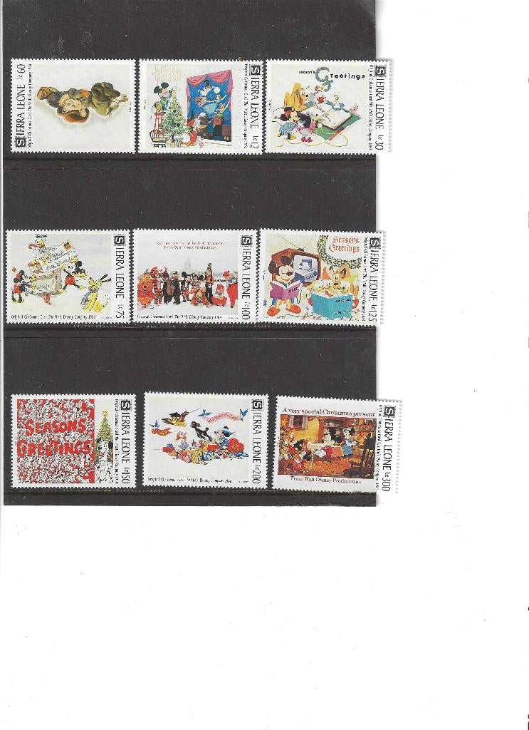 Mi 1761-1772 Disney. Sierra Leone. Postfris, Ophalen of Verzenden, Postfris, Overige thema's