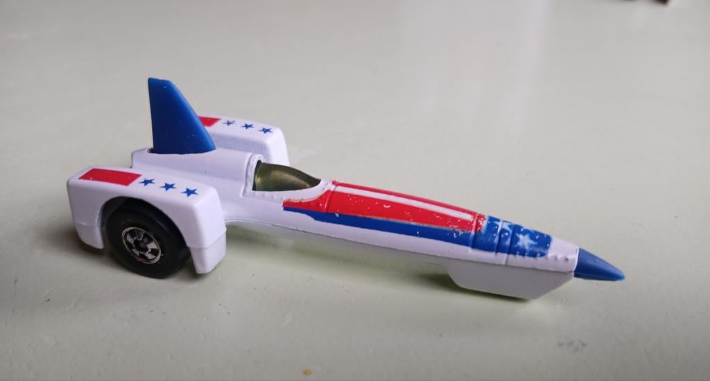 Hot Wheels Evil Knievel Rocket Car, Ophalen of Verzenden, Zo goed als nieuw, Auto