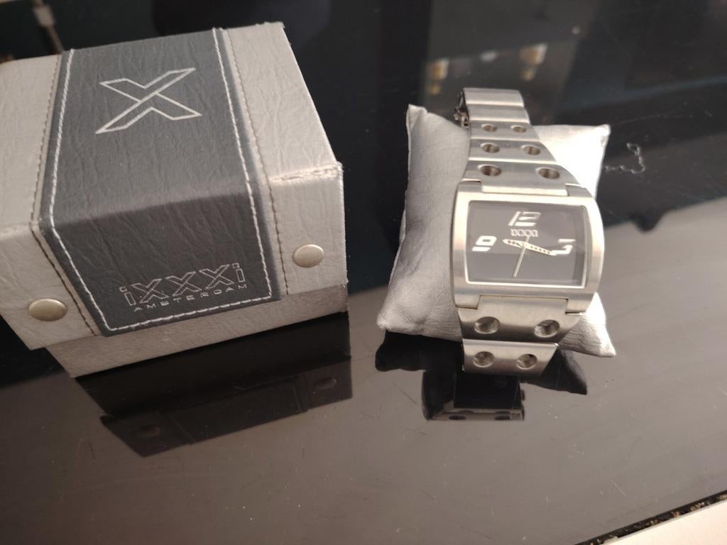 Horloge heren iXXXi Amsterdam, Ophalen of Verzenden, Zo goed als nieuw, Staal, Overige merken