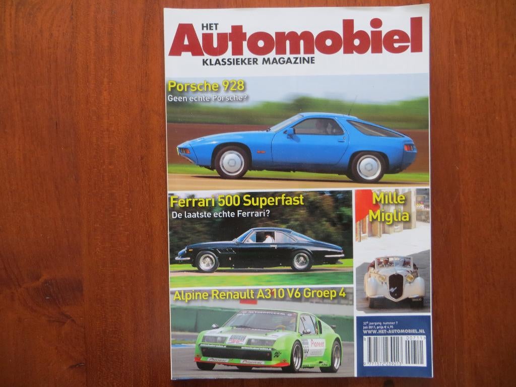 Het Automobiel 7 2011 Porsche 928, Ferrari 500 Superfast, Ophalen of Verzenden, Nieuw, Ferrari