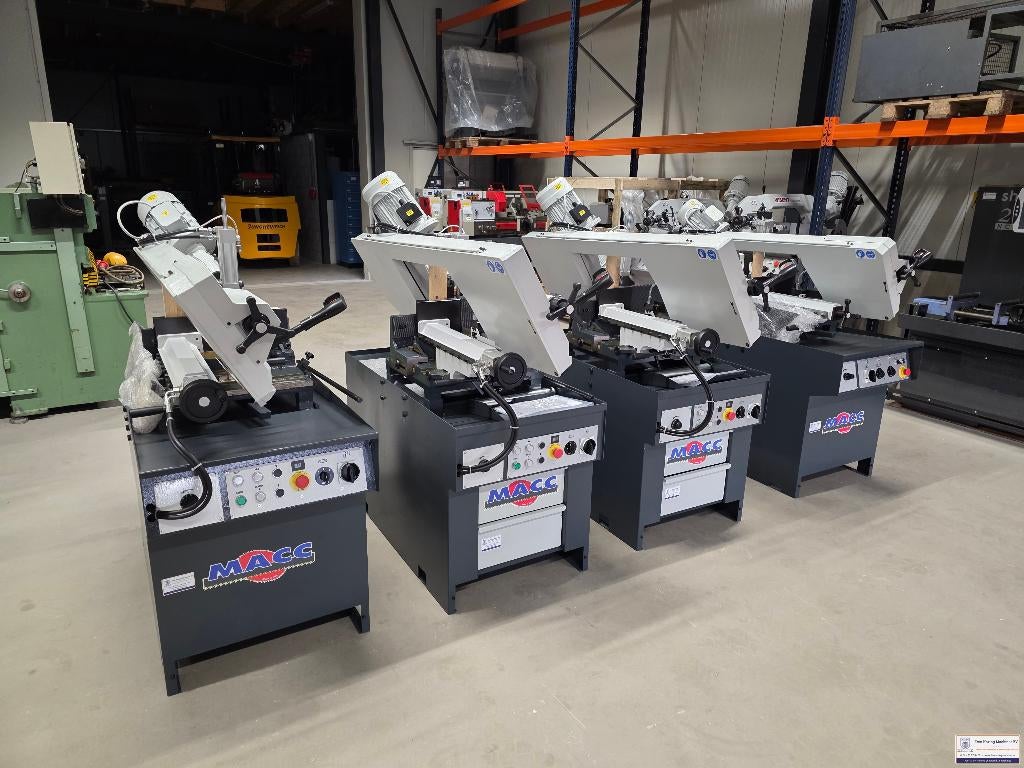 MACC special 335 MS rond 260mm halfautomaat bandzaagmachine, Ophalen, 70 mm of meer, Overige typen, Nieuw