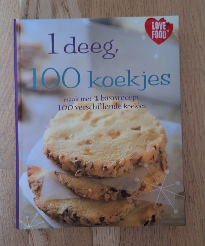 Eén deeg, honderd koekjes, Boeken, Ophalen of Verzenden, Zo goed als nieuw, Europa, Taart, Gebak en Desserts