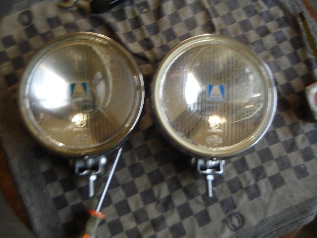 Oldtimer 2 Hella verstralers type 192 diameter 20 cm, Auto-onderdelen, Verlichting, Ophalen of Verzenden, Gebruikt