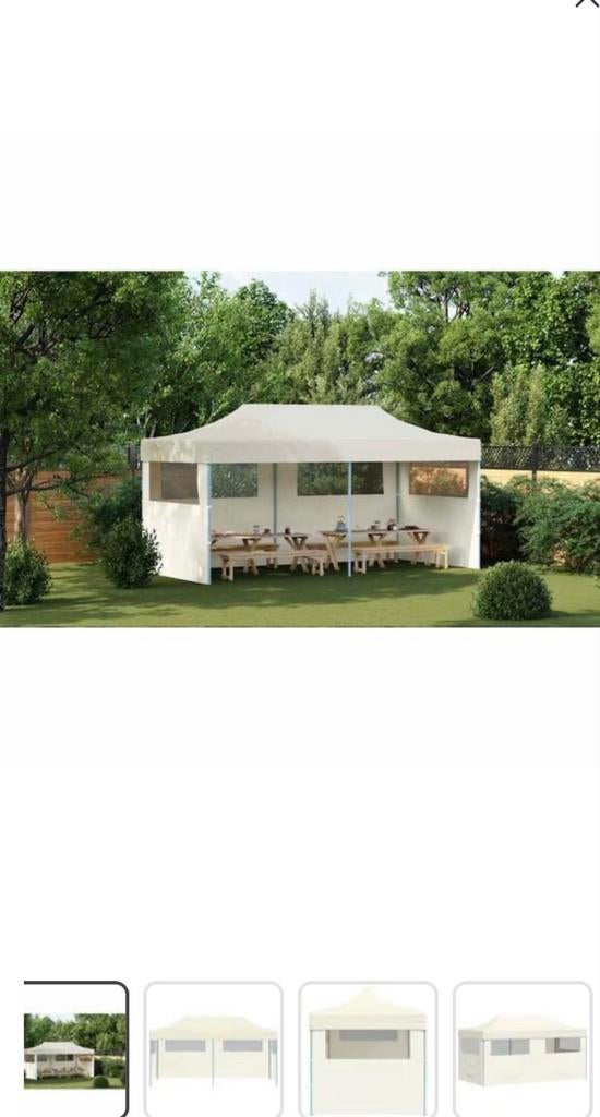 Pop up tent te huur - Diverse maten en kleuren, Tuin en Terras, Partytenten, Zo goed als nieuw, Partytent, 5 tot 8 meter, 4 tot 6 meter
