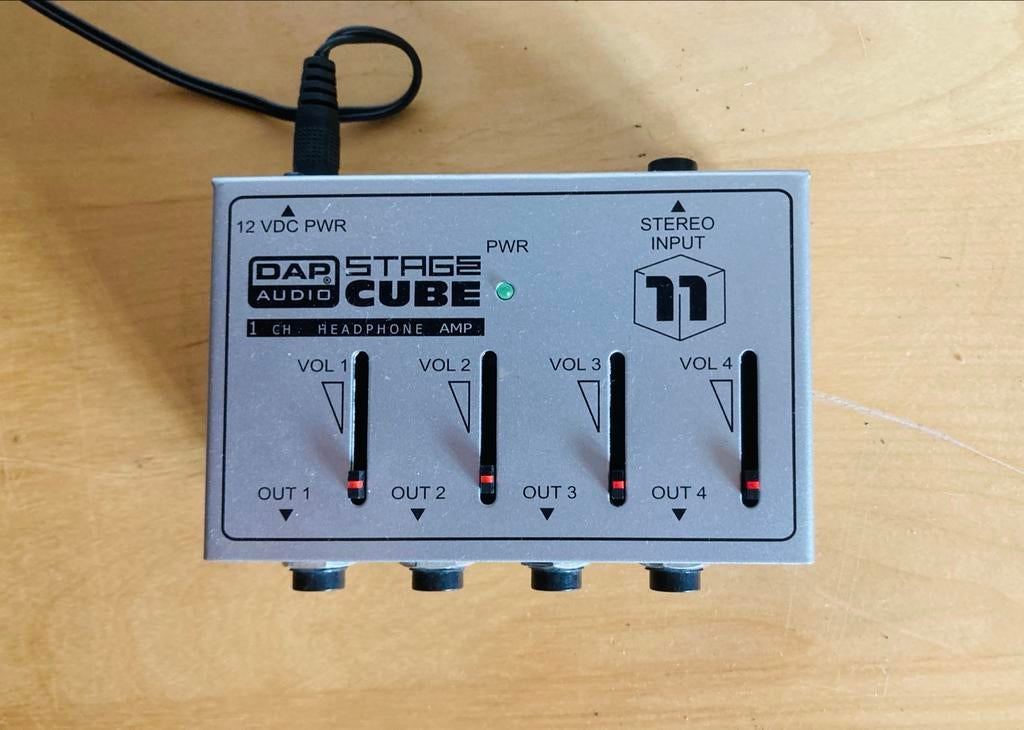 DAP SC-11 Hoofdtelefoonversterker, Verzenden, Zo goed als nieuw, Minder dan 500 watt, Overige typen