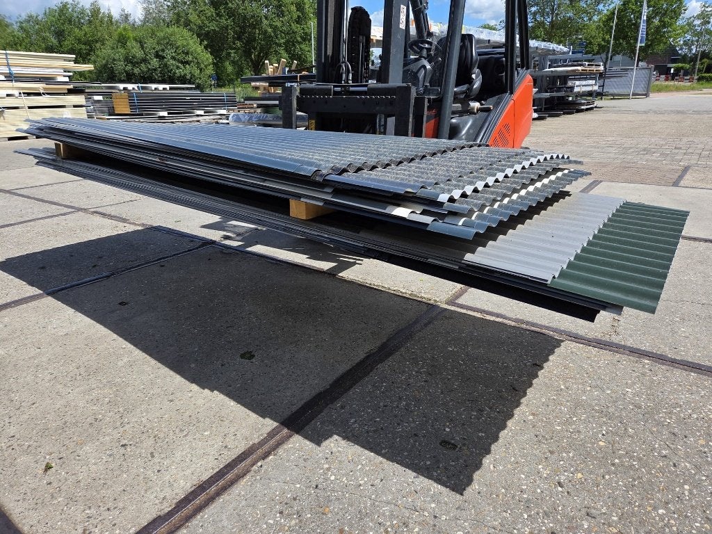 Diverse ongesorteerde golfplaten, Doe-het-zelf en Verbouw, Ophalen, Zwart, Betonwei 6a, 15 m² of meer