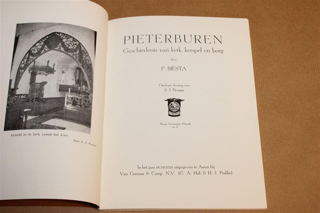 Pieterburen — Kerk, Kerspel & Borg, Herdruk van uitgave 1939, Ophalen of Verzenden, Gelezen