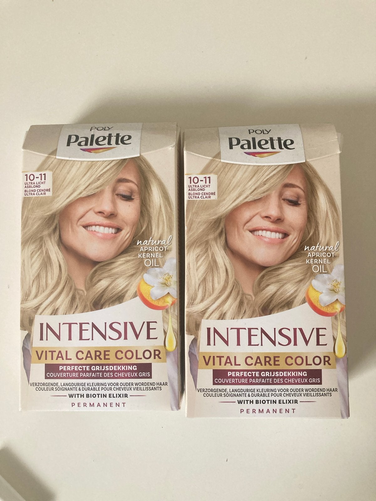 2x Poly Palette Intensive Vital Care Color 10-11 Ultra Licht, Ophalen of Verzenden, Nieuw, Overige typen