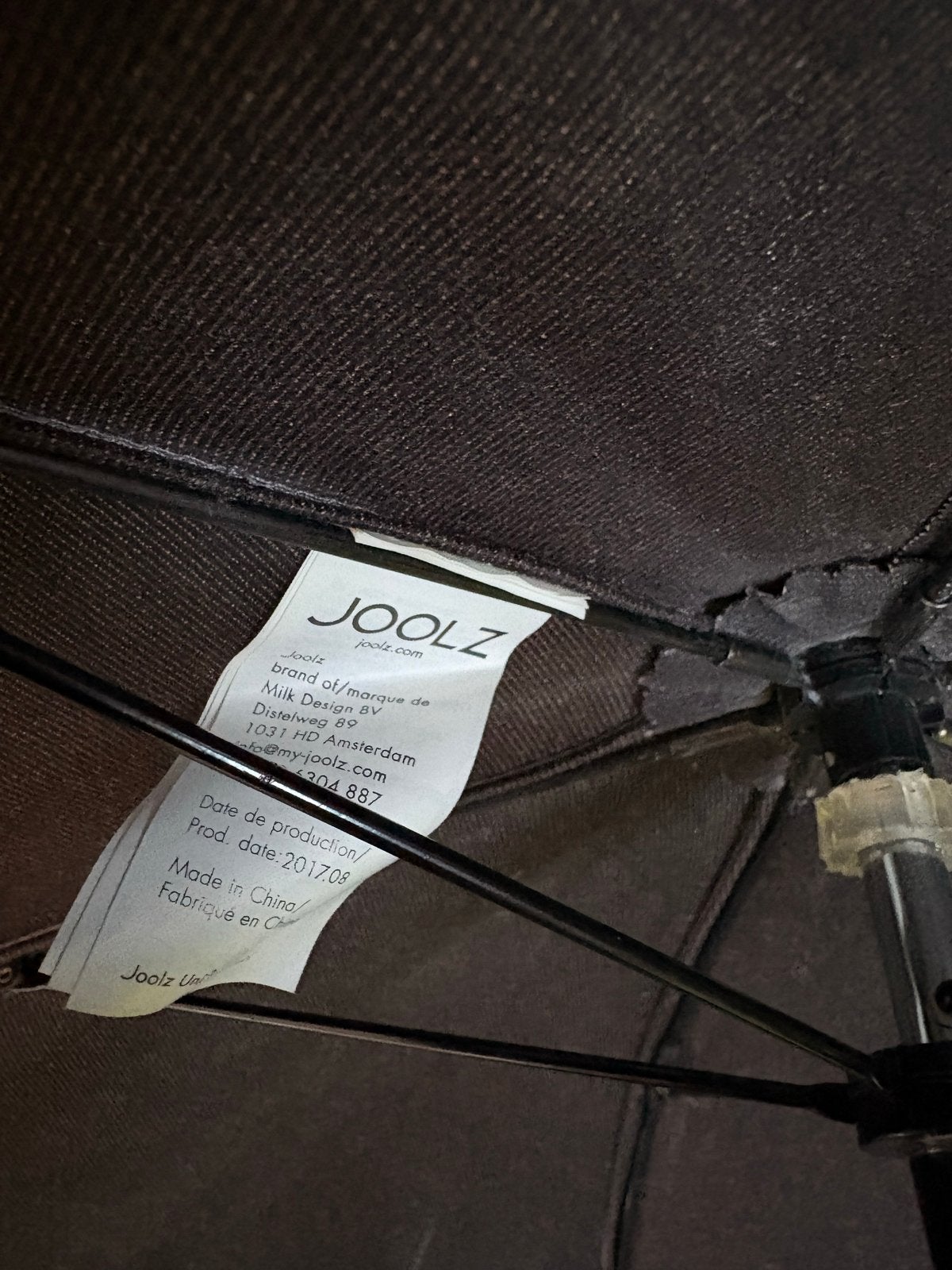 Joolz kinderwagen parasol - Grijs, Kinderen en Baby's, Ophalen, Gebruikt