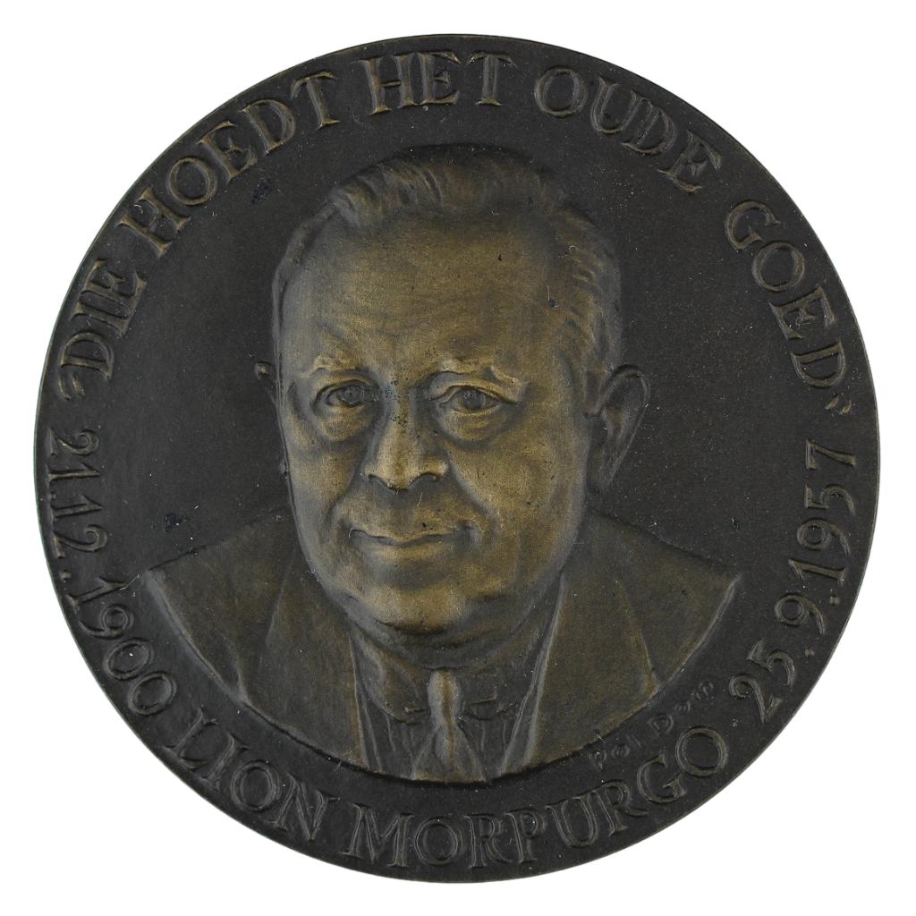 Pol Dom BRONS PENNING FIRMA MORPURGO ANTIQUAIRS AMSTERDAM, Verzenden, Brons, Nederland
