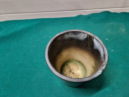 bloempot antraciet, Ophalen of Verzenden, 'T Olde Gre-j, Info@toldegrej.nl, Endepoelstraat 20f Didam