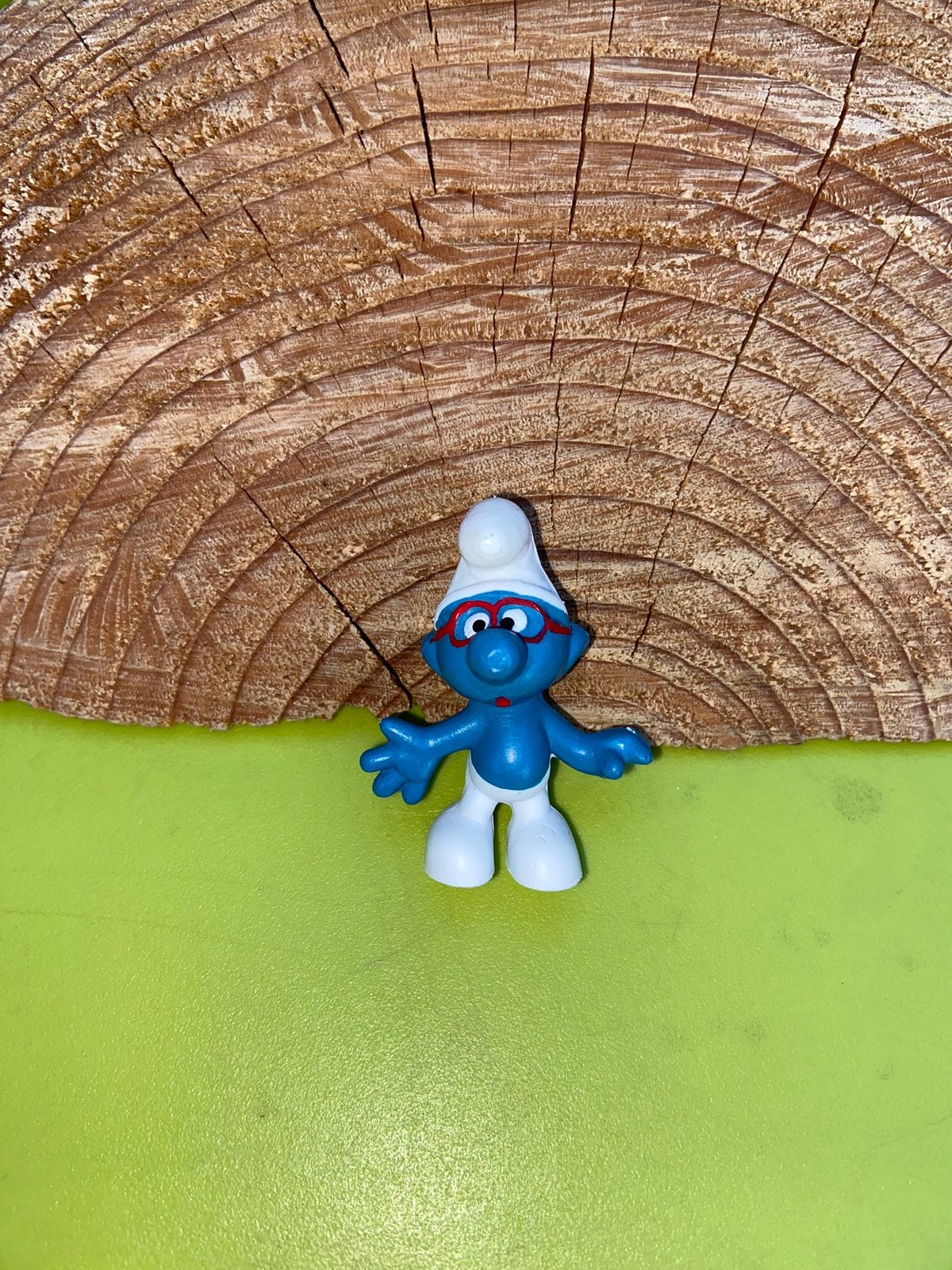 Smurfen bril smurf rood, Verzamelen, Smurfen, Ophalen of Verzenden, Gebruikt, Verschillende Smurfen