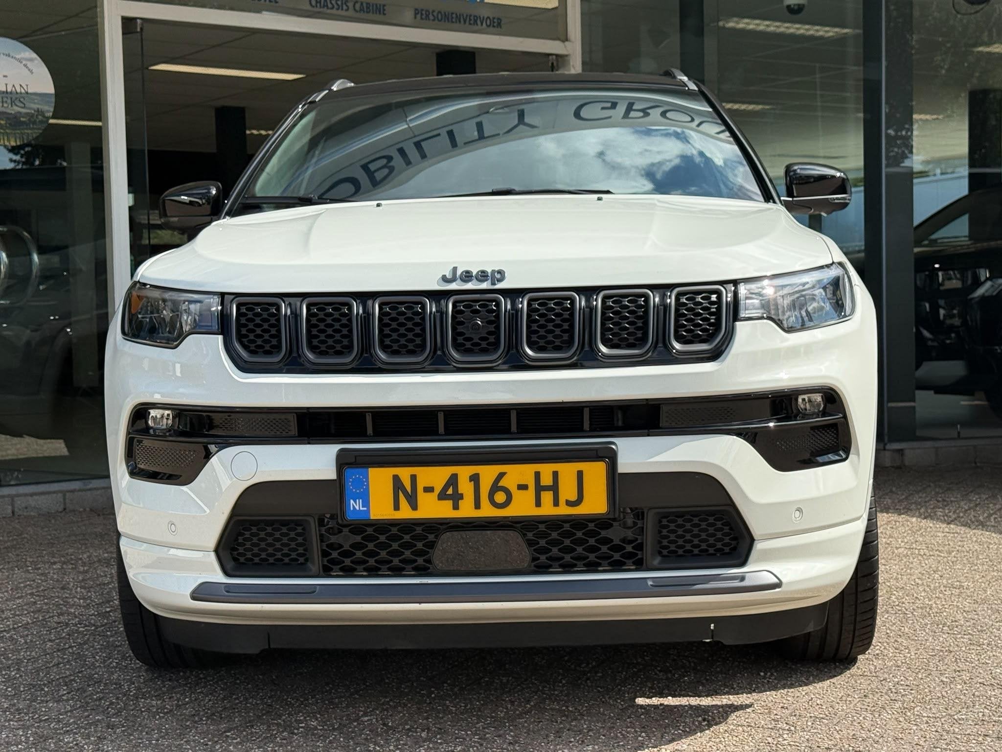 Jeep Compass 4xe 240 Plug-in Hybrid Electric S | Trekhaak |, 4 cilinders, Wit, Bedrijf, Vierwielaandrijving