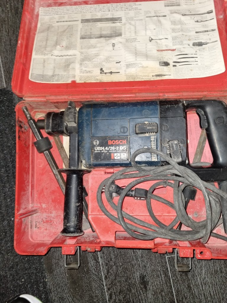 Drilboor, Ophalen, Boor- en/of Breekhamer, Klopboormechanisme, Gebruikt