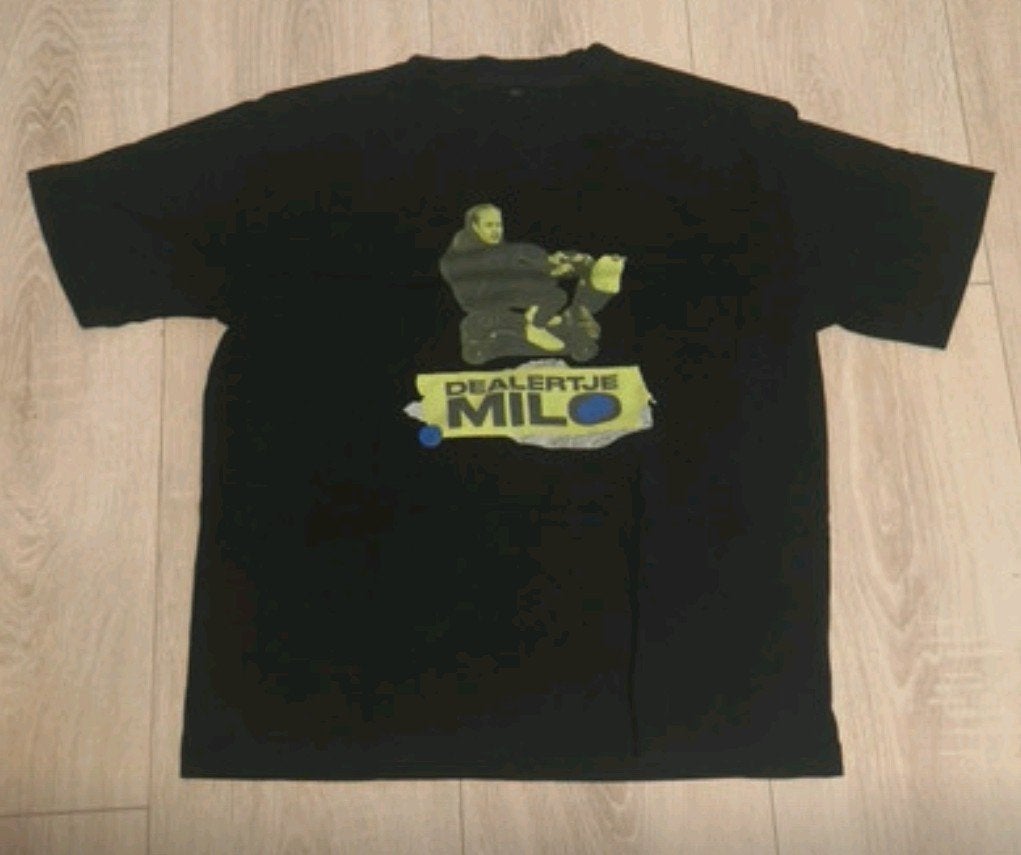 Bankzitters Dealertje Milo shirt, Kleding | Heren, T-shirts, Maat 52/54 (L), Bankzitters, Zwart, Ophalen of Verzenden